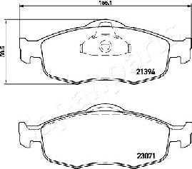 Japanparts PA-0317AF - Jarrupala, levyjarru inparts.fi