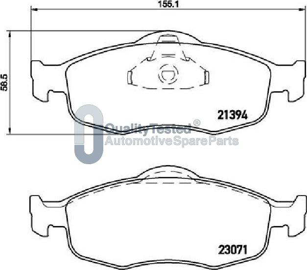 Japanparts PA0317JM - Jarrupala, levyjarru inparts.fi