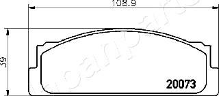 Japanparts PA-0249AF - Jarrupala, levyjarru inparts.fi