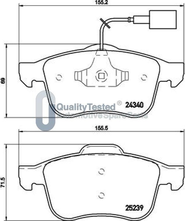 Japanparts PA0247JM - Jarrupala, levyjarru inparts.fi