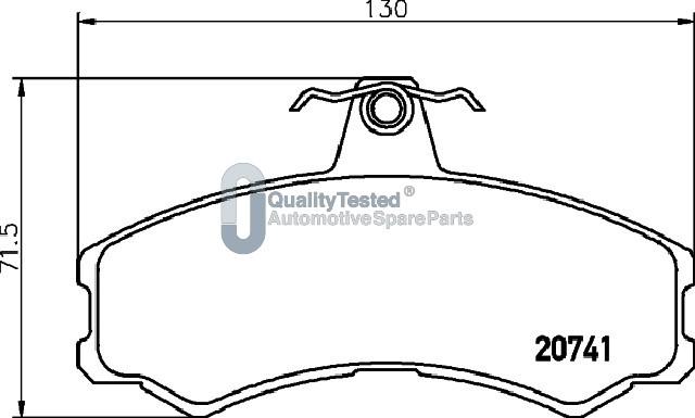 Japanparts PA0236JM - Jarrupala, levyjarru inparts.fi