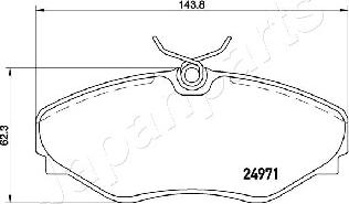 Japanparts PA-0701AF - Jarrupala, levyjarru inparts.fi