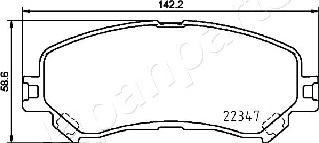 Japanparts PA-0707AF - Jarrupala, levyjarru inparts.fi