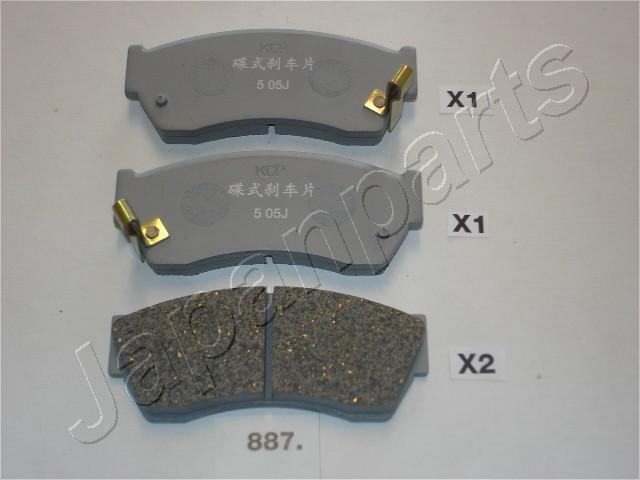 Japanparts PA-887AF - Jarrupala, levyjarru inparts.fi