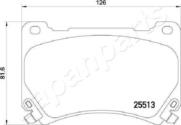 Japanparts PA-H29AF - Jarrupala, levyjarru inparts.fi