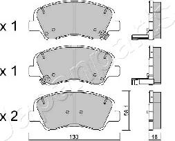 Japanparts PA-H27AF - Jarrupala, levyjarru inparts.fi