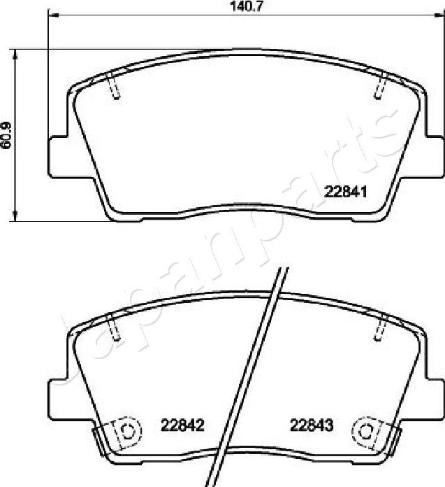 Japanparts PA-K35AF - Jarrupala, levyjarru inparts.fi