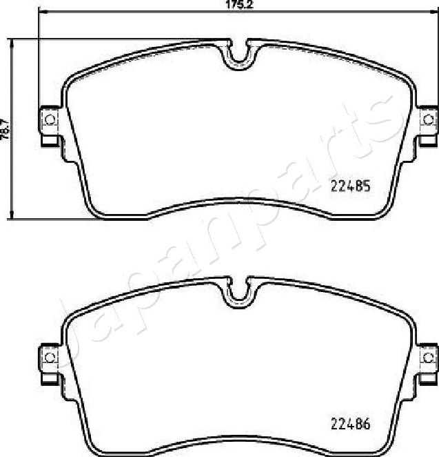 Japanparts PA-L14AF - Jarrupala, levyjarru inparts.fi