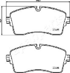 Japanparts PA-L14AF - Jarrupala, levyjarru inparts.fi