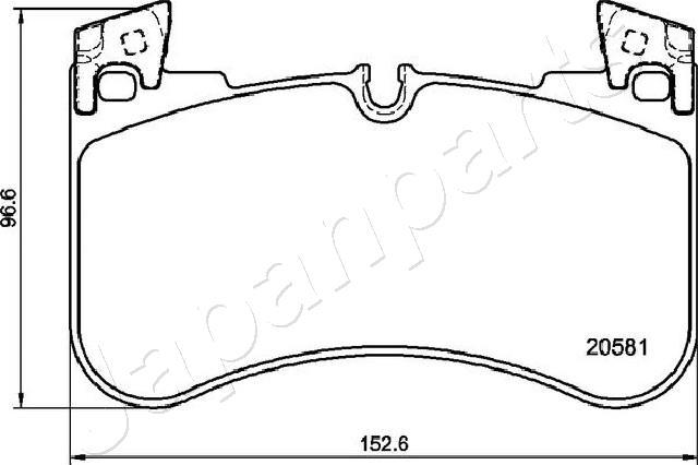 Japanparts PA-L15AF - Jarrupala, levyjarru inparts.fi