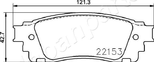 Japanparts PP-417AF - Jarrupala, levyjarru inparts.fi