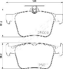 Japanparts PP-0906AF - Jarrupala, levyjarru inparts.fi