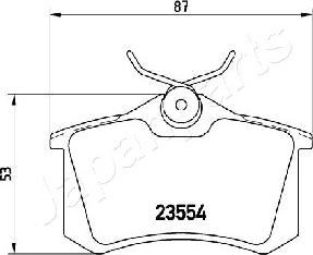 Japanparts PP-0920AF - Jarrupala, levyjarru inparts.fi