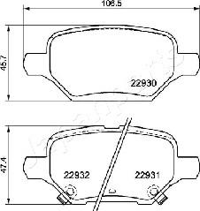 Japanparts PP-0405AF - Jarrupala, levyjarru inparts.fi