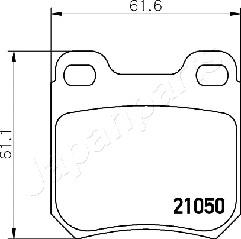 Japanparts PP-0403AF - Jarrupala, levyjarru inparts.fi