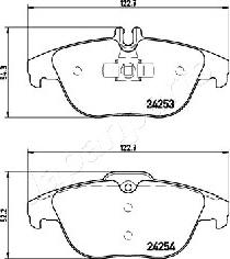 Japanparts PP-0505AF - Jarrupala, levyjarru inparts.fi