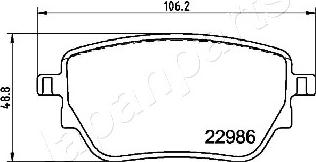 Japanparts PP-0533AF - Jarrupala, levyjarru inparts.fi