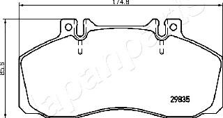 Japanparts PP-0525AF - Jarrupala, levyjarru inparts.fi