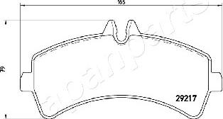 Japanparts PP-0523AF - Jarrupala, levyjarru inparts.fi