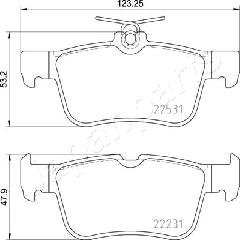 Japanparts PP-0303AF - Jarrupala, levyjarru inparts.fi