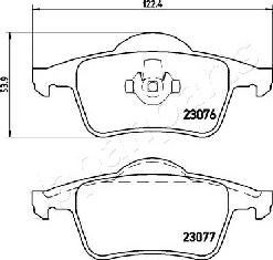 Japanparts PP-0317AF - Jarrupala, levyjarru inparts.fi