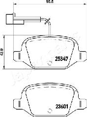 Japanparts PP-0200AF - Jarrupala, levyjarru inparts.fi