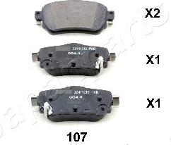 Japanparts PP-107AF - Jarrupala, levyjarru inparts.fi