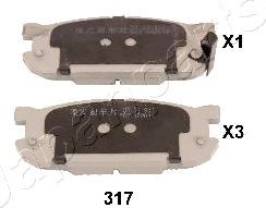 Japanparts PP-317AF - Jarrupala, levyjarru inparts.fi