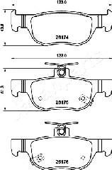 Japanparts PP-320AF - Jarrupala, levyjarru inparts.fi