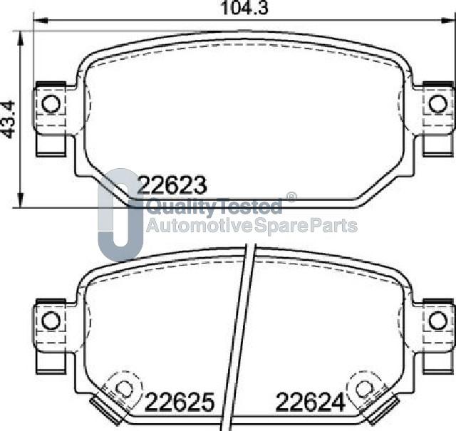 Japanparts PP321JM - Jarrupala, levyjarru inparts.fi