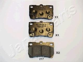 Japanparts PP-217AF - Jarrupala, levyjarru inparts.fi