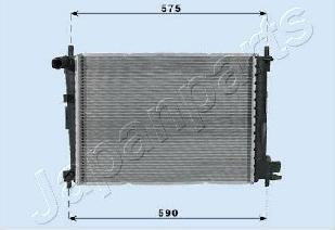 Japanparts RDA053066 - Jäähdytin,moottorin jäähdytys inparts.fi