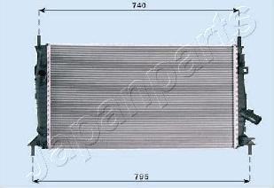 Japanparts RDA053081 - Jäähdytin,moottorin jäähdytys inparts.fi