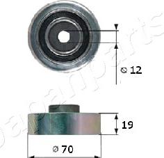 Japanparts RP-815 - Ohjainrulla, moniurahihna inparts.fi