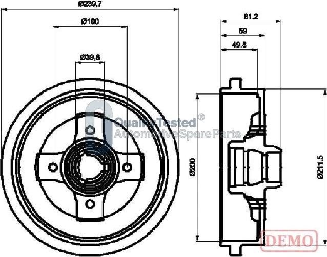 Japanparts TA0909JM - Jarrurumpu inparts.fi