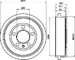 Japanparts TA-0900 - Jarrurumpu inparts.fi