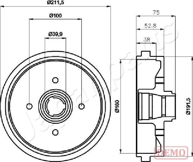 Japanparts TA-0901C - Jarrurumpu inparts.fi