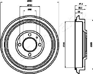 Japanparts TA-0907 - Jarrurumpu inparts.fi