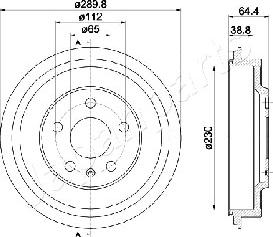 Japanparts TA-0911 - Jarrurumpu inparts.fi