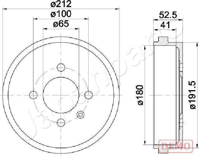 Japanparts TA-0912C - Jarrurumpu inparts.fi