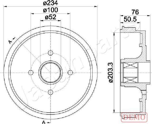 Japanparts TA-0409C - Jarrurumpu inparts.fi