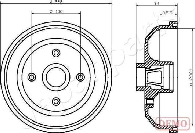 Japanparts TA-0406C - Jarrurumpu inparts.fi