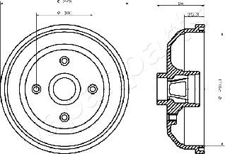 Japanparts TA-0406 - Jarrurumpu inparts.fi