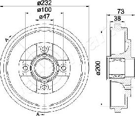 Japanparts TA-0401 - Jarrurumpu inparts.fi