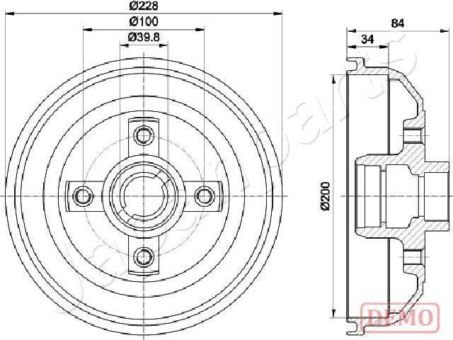 Japanparts TA-0407C - Jarrurumpu inparts.fi