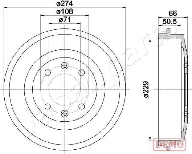 Japanparts TA-0600C - Jarrurumpu inparts.fi