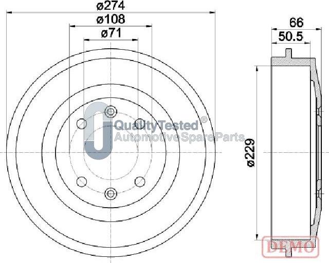 Japanparts TA0600JM - Jarrurumpu inparts.fi