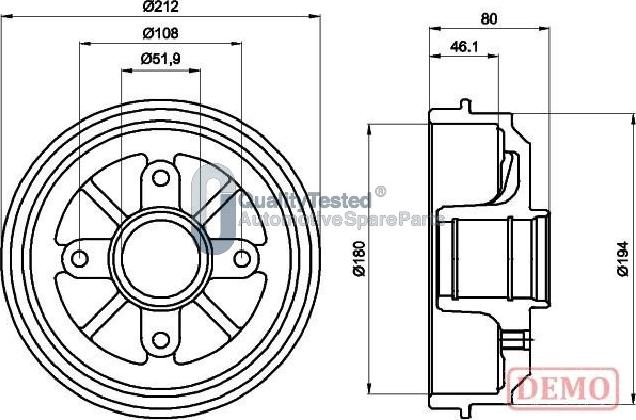 Japanparts TA0608JM - Jarrurumpu inparts.fi