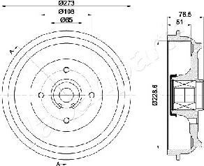 Japanparts TA-0602 - Jarrurumpu inparts.fi