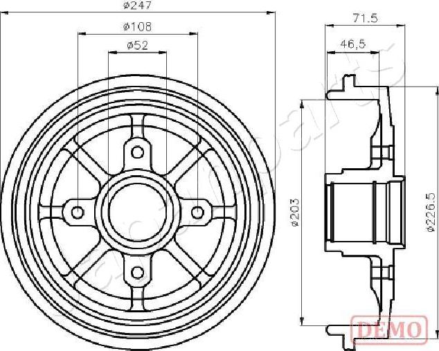 Japanparts TA-0610C - Jarrurumpu inparts.fi